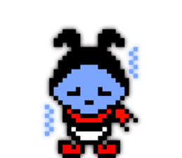rabbit-hareconi(Pixelated version) sticker #241728