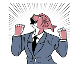 Business Fish sticker #241820
