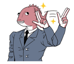 Business Fish sticker #241826