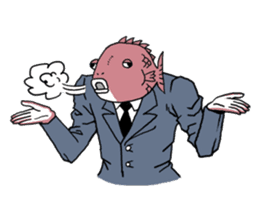 Business Fish sticker #241846