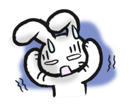 Outlaw rabbit sticker #242222