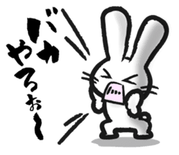 Outlaw rabbit sticker #242253