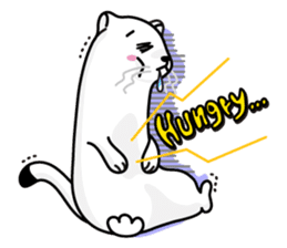 Mustela erminea theater sticker #242608