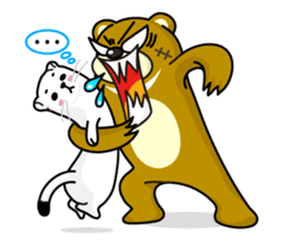 Mustela erminea theater sticker #242609