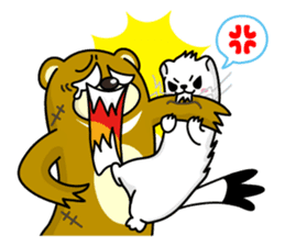 Mustela erminea theater sticker #242610