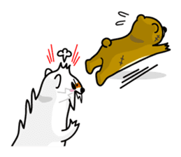 Mustela erminea theater sticker #242611