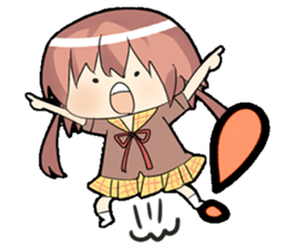 PaPi high school girl made a company! ? sticker #242899