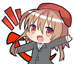 PaPi high school girl made a company! ? sticker #242904