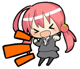 PaPi high school girl made a company! ? sticker #242926