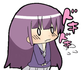 PaPi high school girl made a company! ? sticker #242935