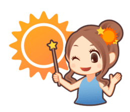 Weather girl Teruko sticker #242937
