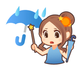 Weather girl Teruko sticker #242939