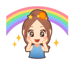 Weather girl Teruko sticker #242941