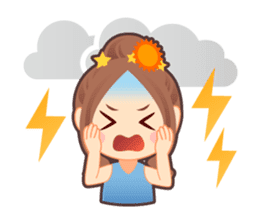Weather girl Teruko sticker #242942