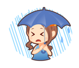 Weather girl Teruko sticker #242945