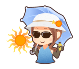 Weather girl Teruko sticker #242946