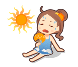 Weather girl Teruko sticker #242947
