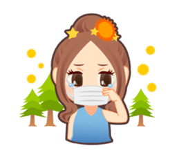 Weather girl Teruko sticker #242954