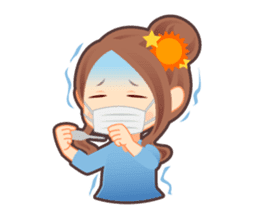 Weather girl Teruko sticker #242956