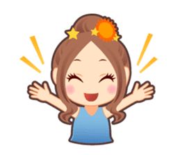 Weather girl Teruko sticker #242965