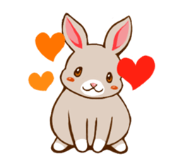 Woods of a rabbit sticker #243177