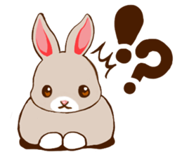 Woods of a rabbit sticker #243179