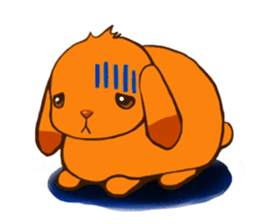 Woods of a rabbit sticker #243181