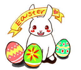 Woods of a rabbit sticker #243183