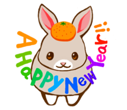 Woods of a rabbit sticker #243184