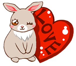 Woods of a rabbit sticker #243190