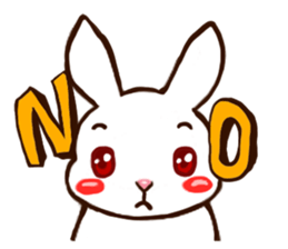 Woods of a rabbit sticker #243194