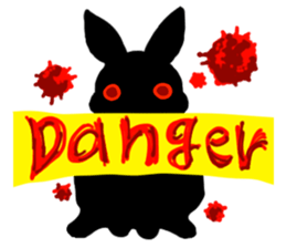 Woods of a rabbit sticker #243195