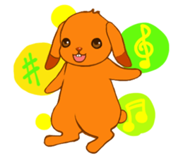 Woods of a rabbit sticker #243197