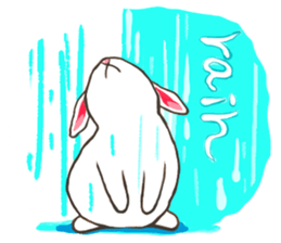 Woods of a rabbit sticker #243201