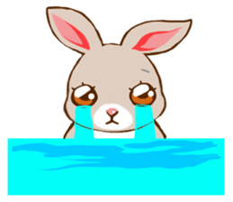 Woods of a rabbit sticker #243202