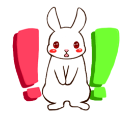 Woods of a rabbit sticker #243204