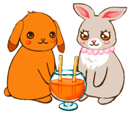 Woods of a rabbit sticker #243210