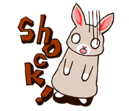 Woods of a rabbit sticker #243211