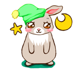 Woods of a rabbit sticker #243216