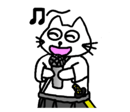 Samurai cat nekobee sticker #243240