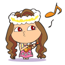 I love Hawaii, Aloha! sticker #244591