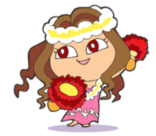 I love Hawaii, Aloha! sticker #244597