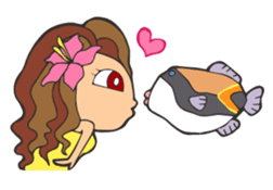 I love Hawaii, Aloha! sticker #244602