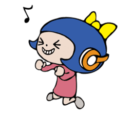 TAMESU and KIKO's Headphone Life sticker #244739