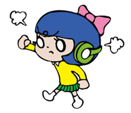 TAMESU and KIKO's Headphone Life sticker #244740