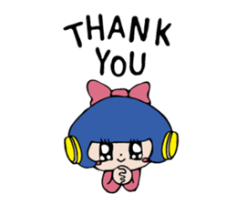 TAMESU and KIKO's Headphone Life sticker #244762