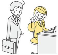 A working! girl! sticker #245058