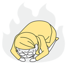 A working! girl! sticker #245064