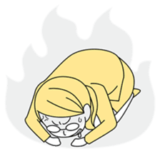 A working! girl! sticker #245064