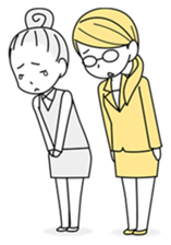 A working! girl! sticker #245067